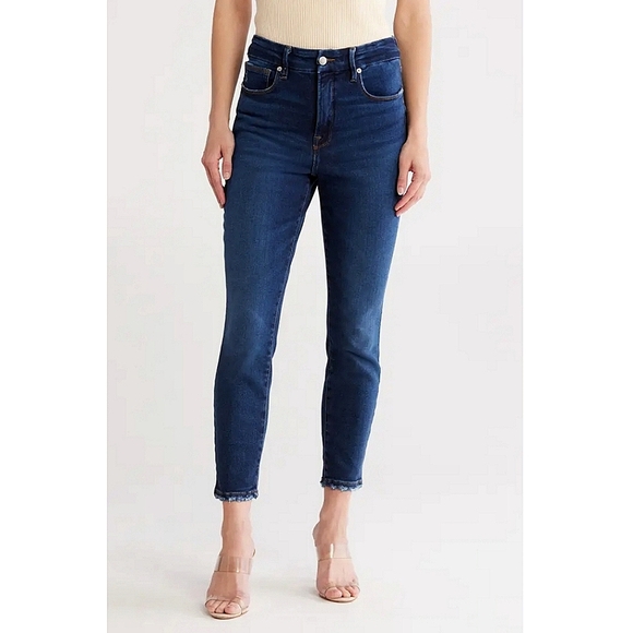 Good American Good Waist Crop Skinny Jeans Size 12/31